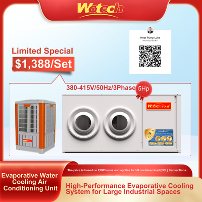 comprar Oferta especial para equipos de aire acondicionado de enfriamiento por agua por evaporación Flujo de chorro de suelo y techo en interiores con plástico en exteriores Fabricación en línea