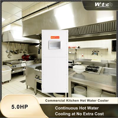 comprar R410a 5 HP Commercial Kitchen High Temperature Hot Water Cooling Unit Fabricación en línea