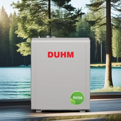 Impresión de pantalla de seda 22 KW R410A bomba de calor comercial de fuente de tierra con bomba de calor encendida