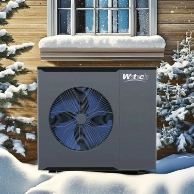 Euro Standard Wotech 380V 14kw Bombas de calor aire a agua Monobloque R32 A / A