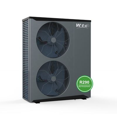 Hotel 20kw R290 bomba de calor monobloque de inversor de fase única con certificado CE ERP A / A