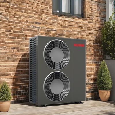 Monobloque R290 EVI Inversor Calentamiento Frío Bomba de calor de agua caliente con diseño monobloque