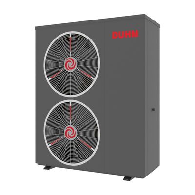 220v 20kw R290 Inverter Aire a agua bomba de calor con cubierta de acero galvanizado recubierto de polvo