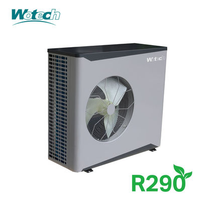 Wotech 220V 15kw Bombas de calor aire a agua Monobloque R290 A / A Euro estándar