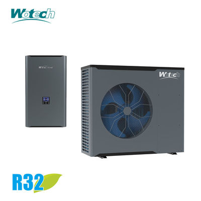 Séptimo aire eléctrico a agua 14kw fuente de aire bomba de calor para hoteles hogares de calefacción diseño compacto