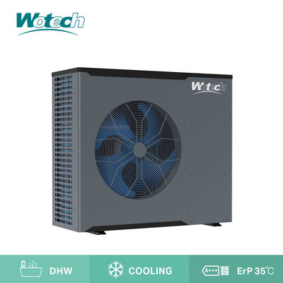 Pampas de calor de monobloque de 14kW DC Inverter de temperatura independiente Pampas de aire de calor R32 para agua
