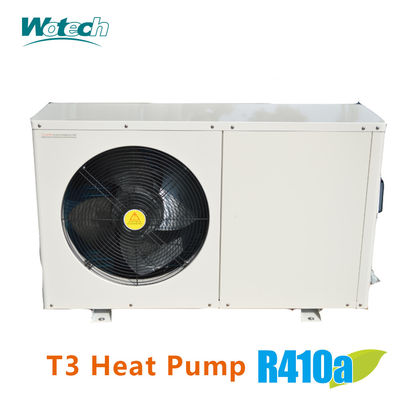 Acero galvanizado con polvo revestido R410a bomba de calor de piscina para el área T3