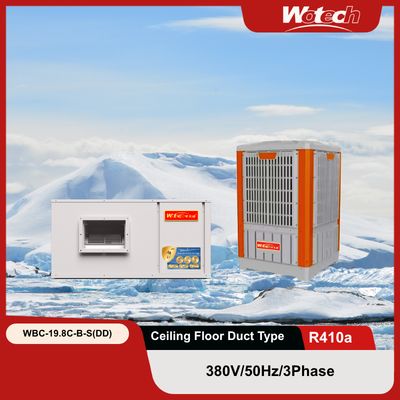 Oferta especial para equipos de refrigeración por agua evaporativa de aire acondicionado, conducto de suelo y techo en interiores con plástico en exteriores.