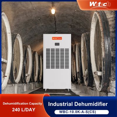 Oferta especial limitada para deshumidificador industrial de 240L/día para espacios grandes, bajo nivel de ruido, drenaje continuo para fábricas/laboratorios